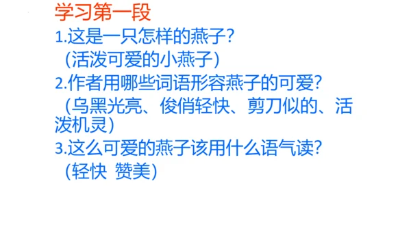 2《燕子》课件