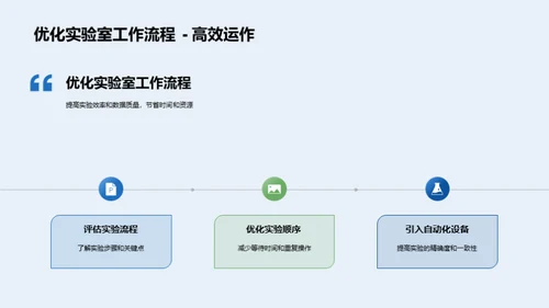 实验室设备全程优化策略