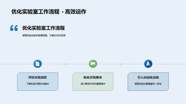 实验室设备全程优化策略