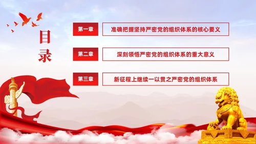 主题教育党课ppt十三个坚持严密党的组织体系党建