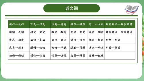 统编版2024三年级语文上册第四单元复习   课件