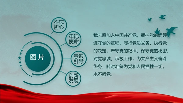 迷彩风格八一部队党课部队军事年年终总结PPT