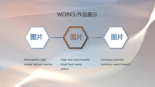大气公司产品介绍宣传图片展示PPT动态模板