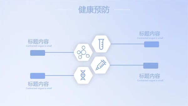 蓝色简约人体扫描医院医疗医学影像动态PPT模板