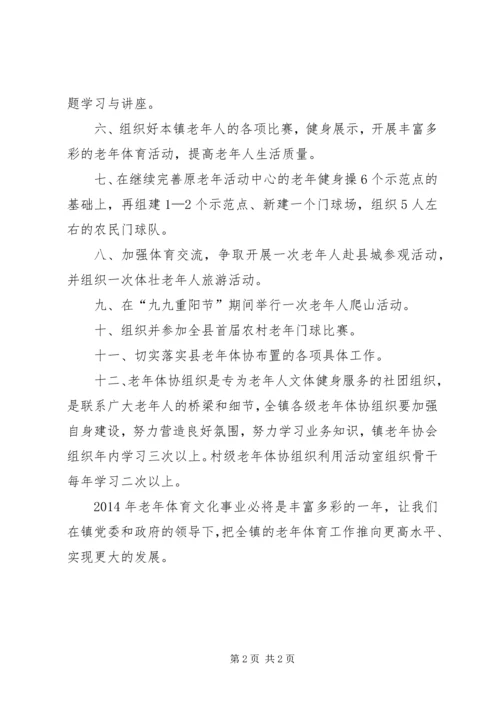 乡镇老年体协工作计划.docx