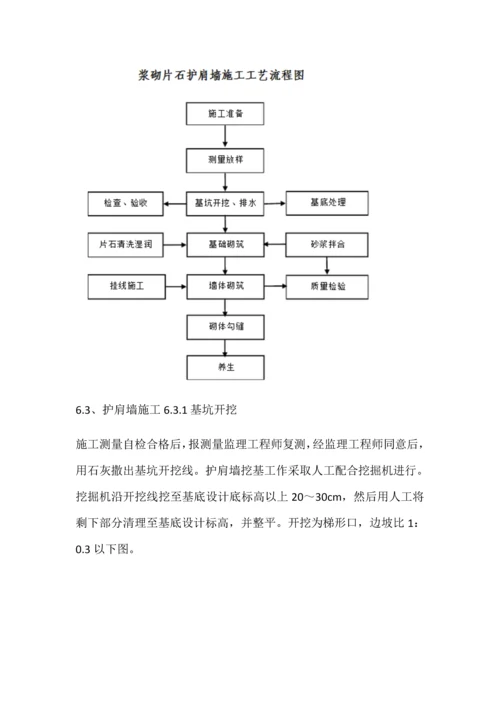 护肩墙综合项目施工基本工艺.docx