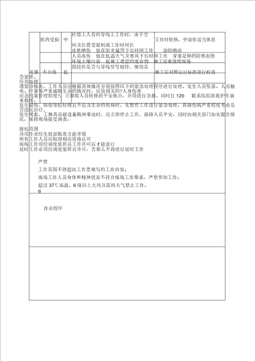 停电补修断股损伤导线作业指导书