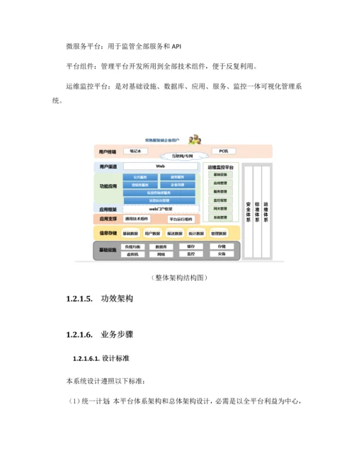 企业电商服务平台投标书模板.docx