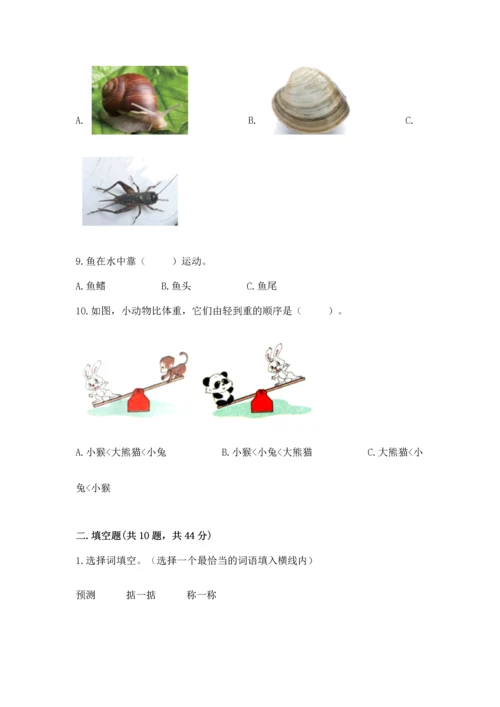 教科版一年级下册科学期末测试卷及参考答案（轻巧夺冠）.docx