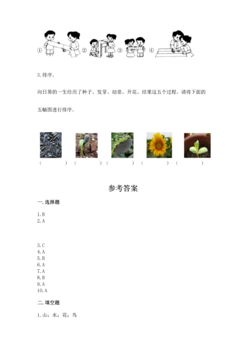 教科版一年级上册科学期末测试卷【能力提升】.docx