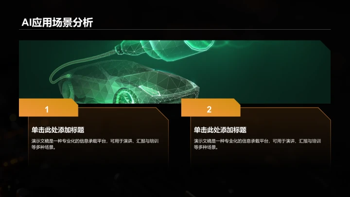 AI驱动的数字化转型路径PPT模板