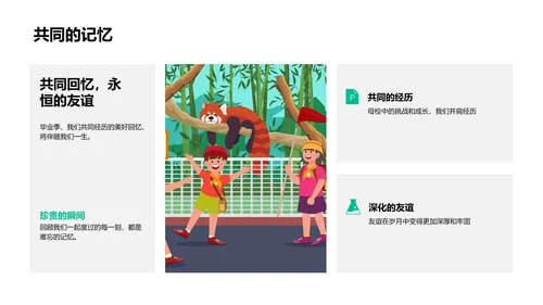 毕业图集分享PPT模板