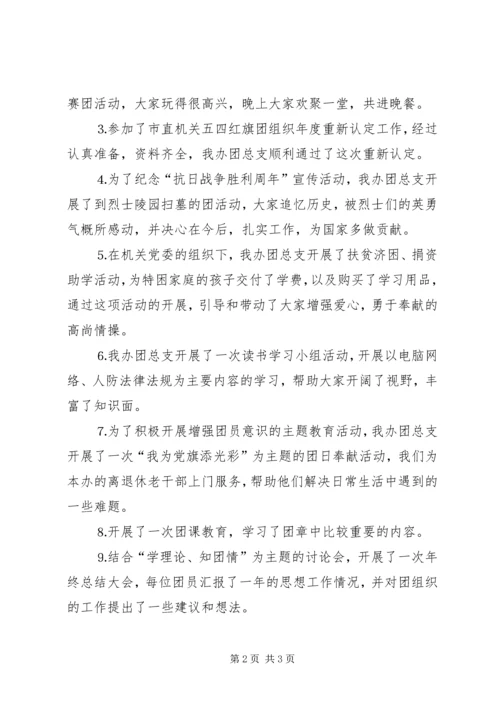 团总支宣传委员工作汇报 (2).docx