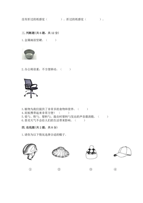 教科版科学二年级上册《期末测试卷》精品【考点梳理】.docx