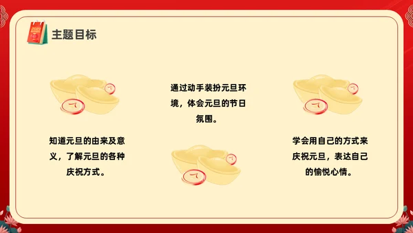 年年有余喜迎元旦春节联欢晚会活动通用PPT模板