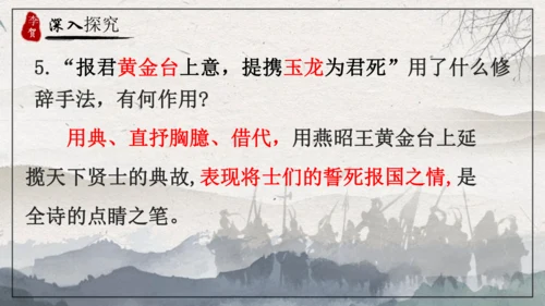 26 诗词五首《雁门太守行》课件