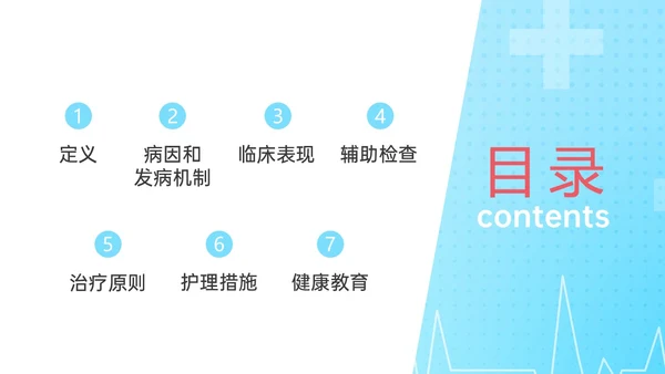 蓝色红色实拍心机梗死病人护理心肌