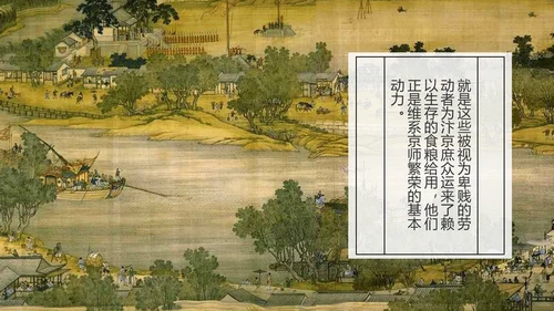 复古中国风清明上河图PPT课件