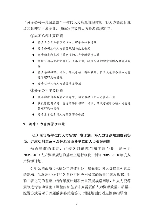 公司人力资源开发与管理策略