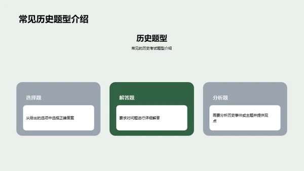 历史学考试攻略