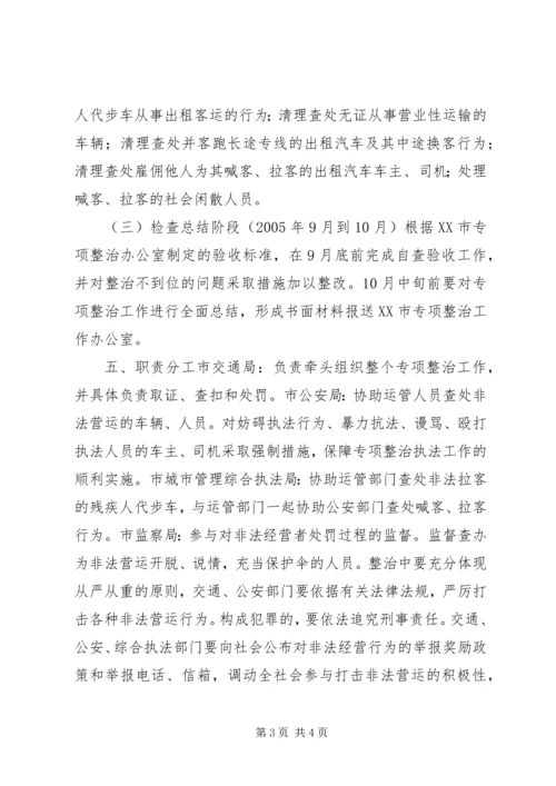 道路运输违法营运行为专项整治实施方案 (4).docx