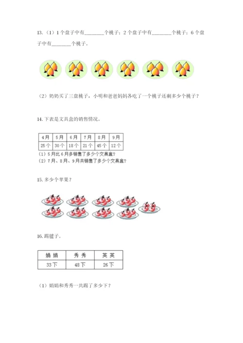 小学二年级数学应用题大全及参考答案（最新）.docx
