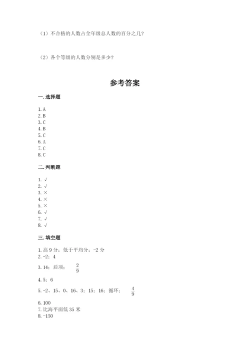 冀教版六年级下册数学 期末检测卷精品【典优】.docx