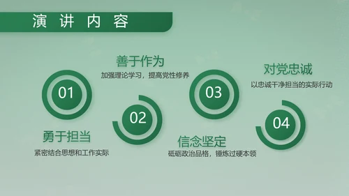 武警部队评选活动动态PPT
