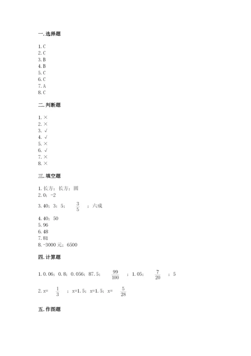 人教版六年级下册数学期末测试卷含完整答案（精品）.docx