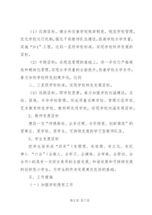小学中长期发展规划年度实施计划 (5).docx
