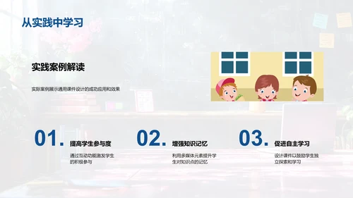 课件设计提升教学PPT模板