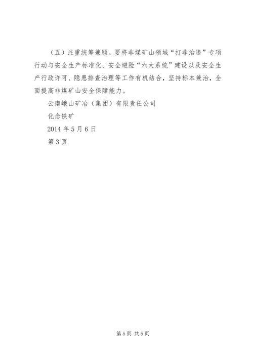 非煤矿山领域打非治违专项行动工作方案讲解_1 (4).docx