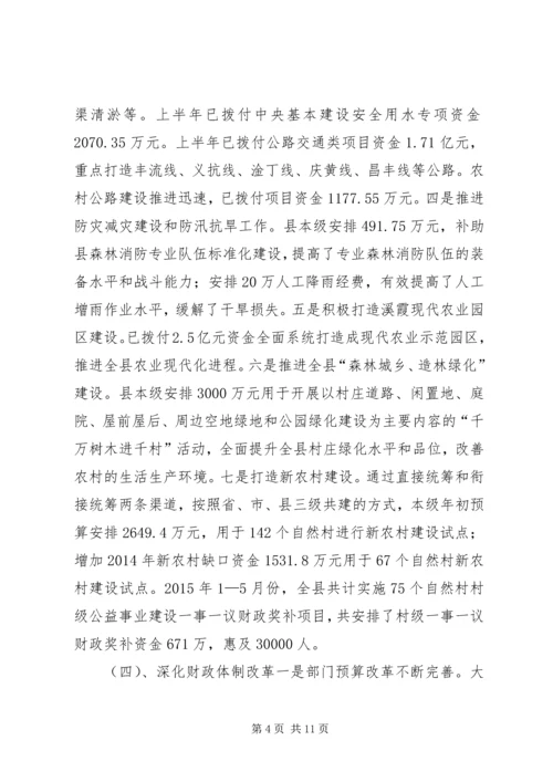 乡镇财政局上半年工作总结及下半年工作计划.docx