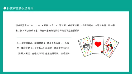 扑克牌主要玩法介绍掼蛋PPT模板