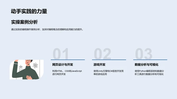 编程基础与实践PPT模板