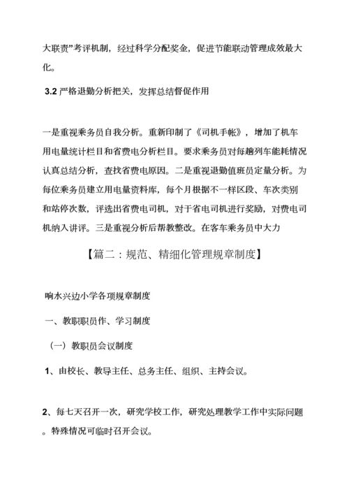 完善细化专项规章新规制度.docx