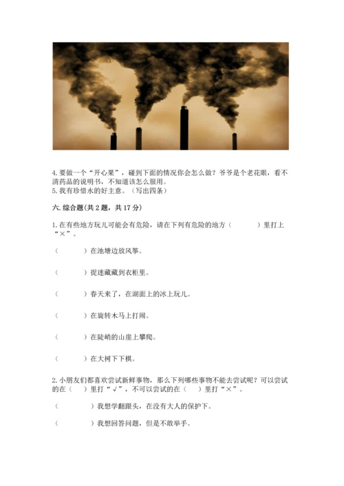 部编版二年级下册道德与法治 期末考试试卷带答案（夺分金卷）.docx