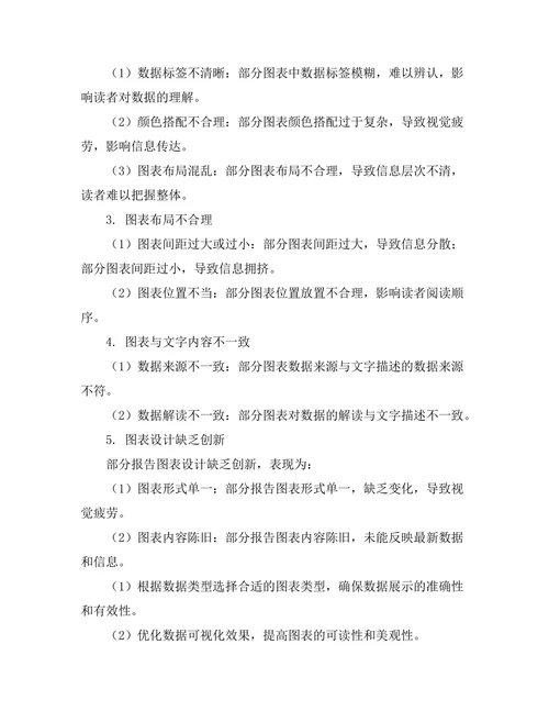 报告中的图表设计：信息传达的有效性
