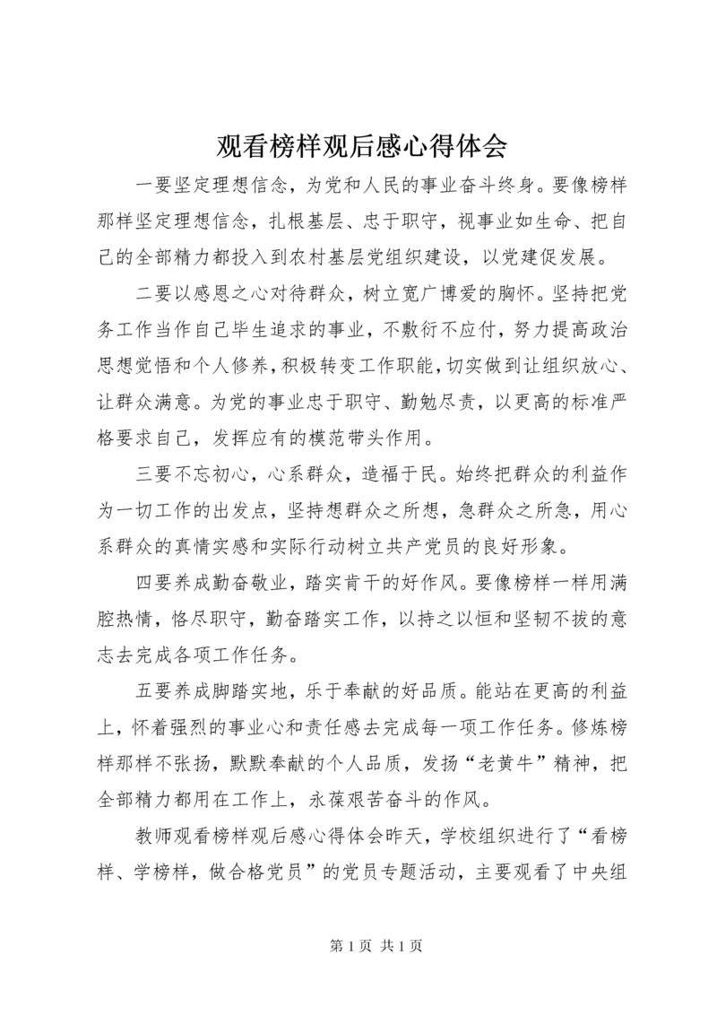 观看榜样观后感心得体会 (3).docx