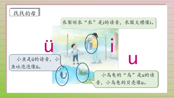 【课堂无忧】汉语拼音-2. i u ü 任务型教学（第1课时）（课件）