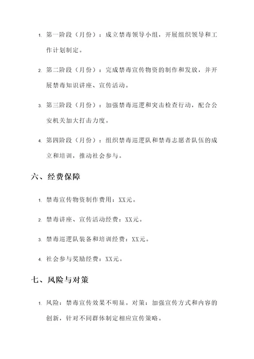 村禁毒专项工作方案