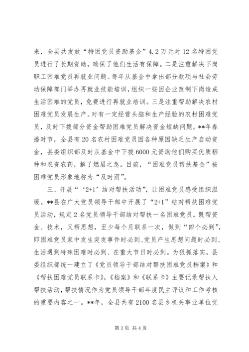 帮扶困难党员新途径思考.docx