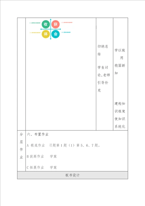 弧长和扇形面积教学设计