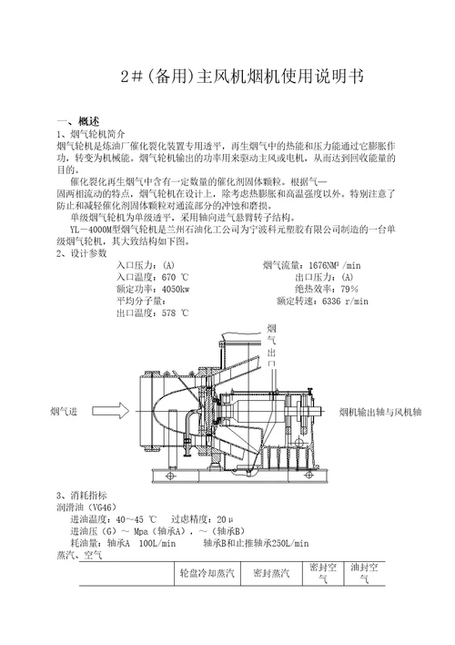 烟气轮机说明书