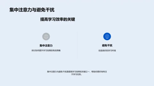 高一学习策略课PPT模板