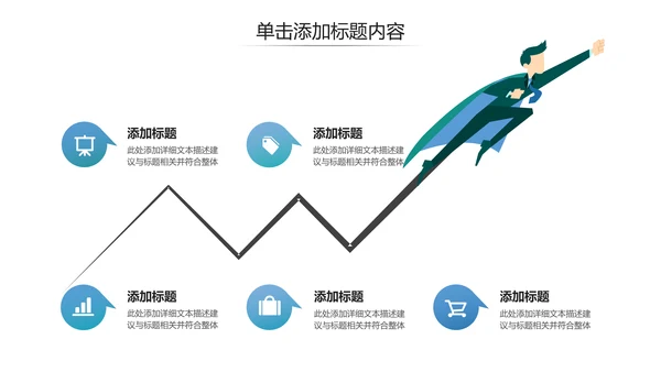 欧美简约风蓝色企业宣传公司简介PPT模板