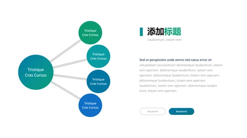 现代渐变绿创意风格公司简介商务PPT模板
