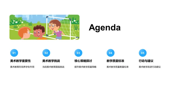 美术教学质量提升PPT模板