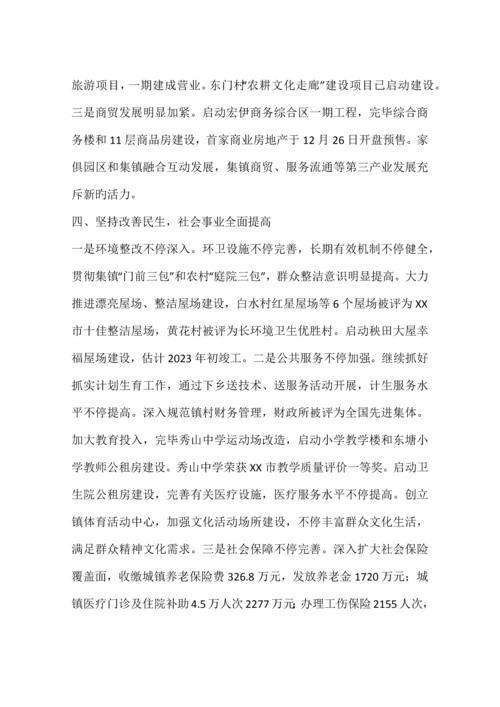 乡镇重点项目年度工作总结.docx