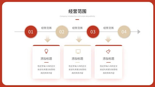 简约红色渐变产品发布会新品发布会公司介绍企业介绍ppt模板